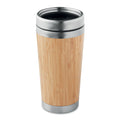 Reisbeker met bamboe afwerking, 400 ml, hout