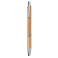 Bamboe balpen met aluminium details, hout