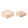 Houten boter-kaas-en-eieren spel, hout