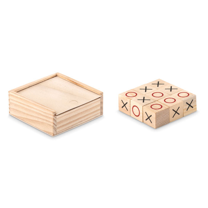 Houten boter-kaas-en-eieren spel, hout