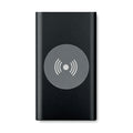 Powerbank met draadloze oplaadfunctie, 4000 mAh, zwart