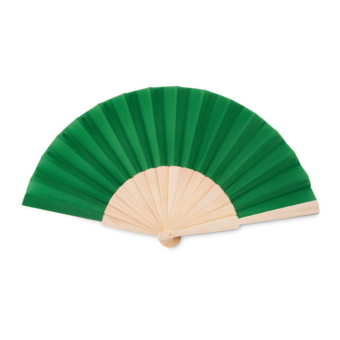 Houten waaier, groen