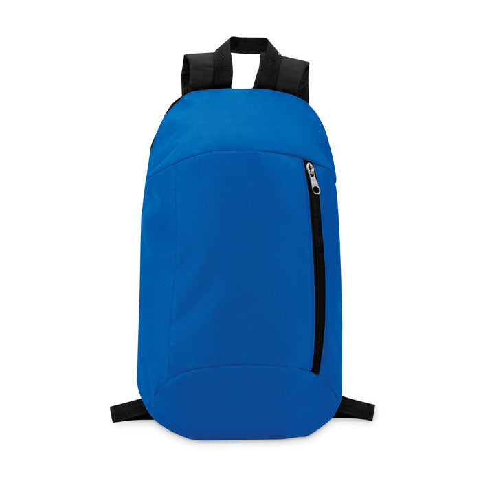 Rugzak met voorvak en draaglus, royal blauw