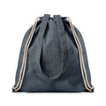 Draagtas van gerecycled katoen en polyester, blauw
