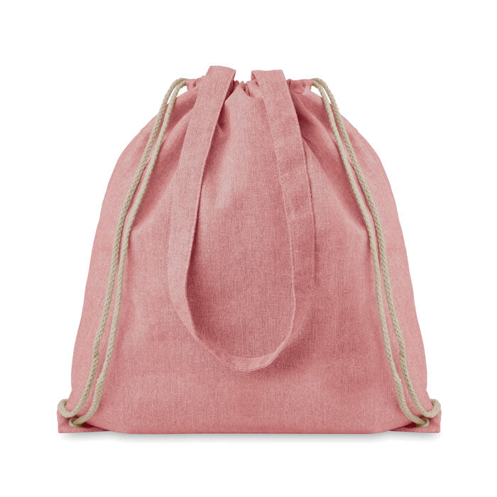 Draagtas van gerecycled katoen en polyester, rood