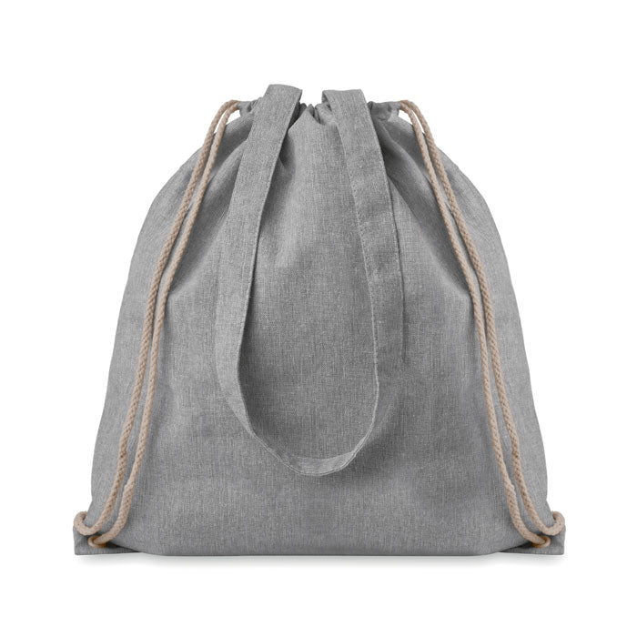 Draagtas van gerecycled katoen en polyester, grijs