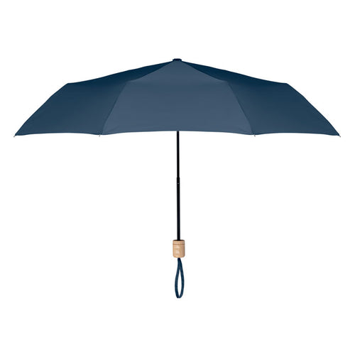 21 inch paraplu van gerecycled polyester, blauw