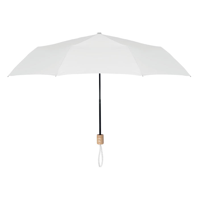 21 inch paraplu van gerecycled polyester, wit