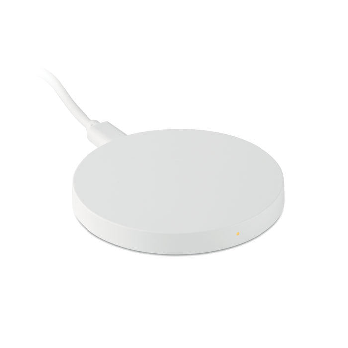 Draadloze oplader, plat model, wit