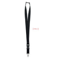 Lanyard 25 mm met karabijnhaak, zwart