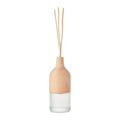 Geurdiffuser met rietstokjes, beukenhout en glas, hout