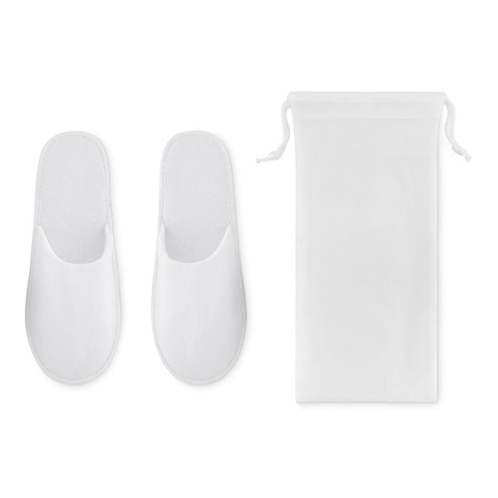 Hotelslippers, maat 43-44, wit