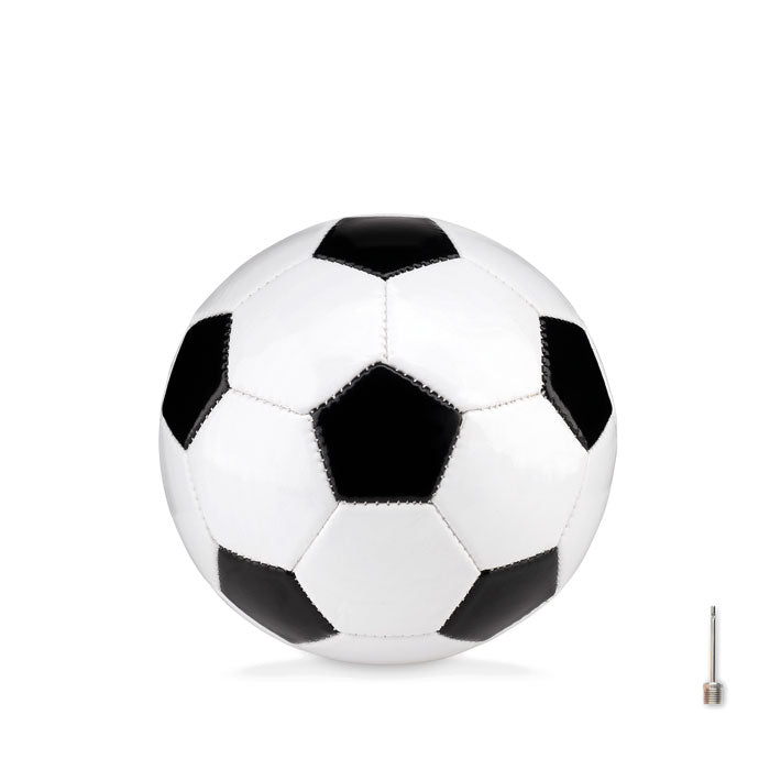 Mini voetbal, 15 cm doorsnee, wit/zwart
