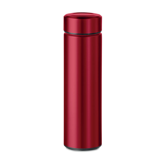 Thermosfles 425 ml met uitneembare theezeef, rood