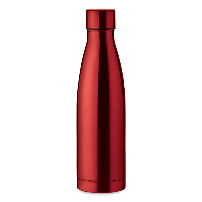 Drinkfles 500 ml met koperen vacuumisolatie, rood