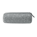Etui van gerecycled vilt met rits, grijs