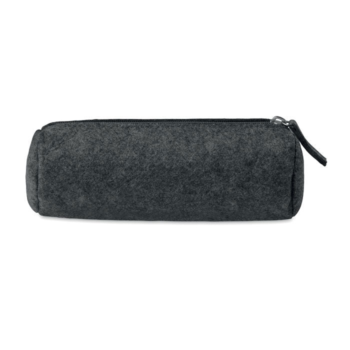 Etui van gerecycled vilt met rits, steengrijs