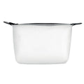 Transparante toilettas van mesh, transparant wit
