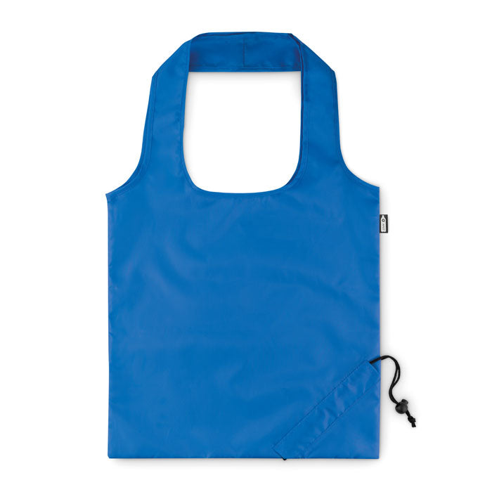 Opvouwbare boodschappentas van gerecycled RPET, royal blauw