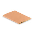 A6 schrift met kartonnen kaft, gerecycled papier, beige