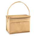 Koeltas voor 6 blikjes, papieren look, beige
