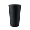 Herbruikbare festivalbeker 500 ml, zwart