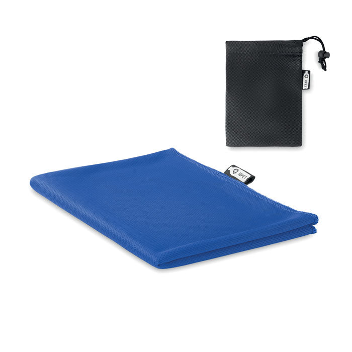 Sporthanddoek van gerecycled RPET, royal blauw