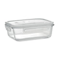 Lunchbox van glas, 900 ml, magnetronbestendig, transparant