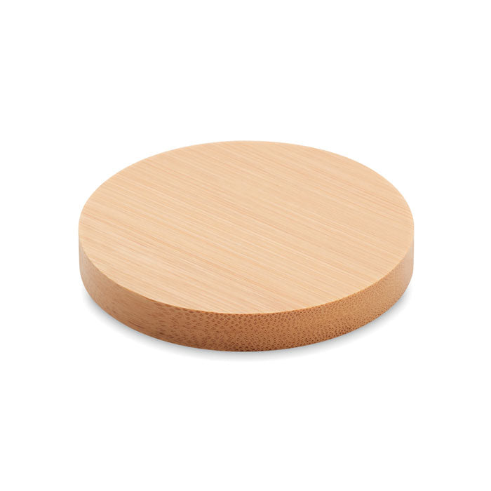 Ronde onderzetter met flesopener, bamboe, hout