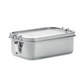 Lunchbox van roestvrij staal, 750 ml, mat zilver