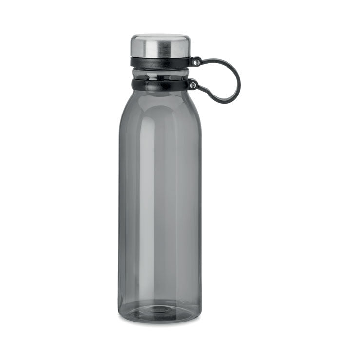 Drinkfles 780 ml, gerecycled RPET met grip, transparant grijs