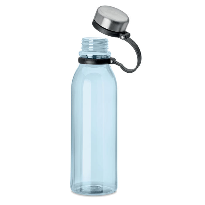 Drinkfles 780 ml, gerecycled RPET met grip, transparant licht blauw