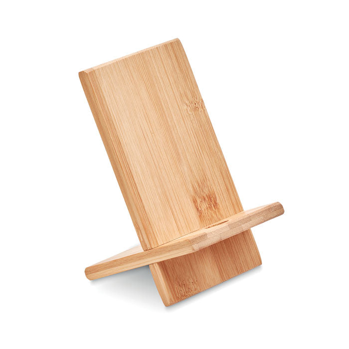 Telefoonhouder van bamboe, uit elkaar te halen, hout