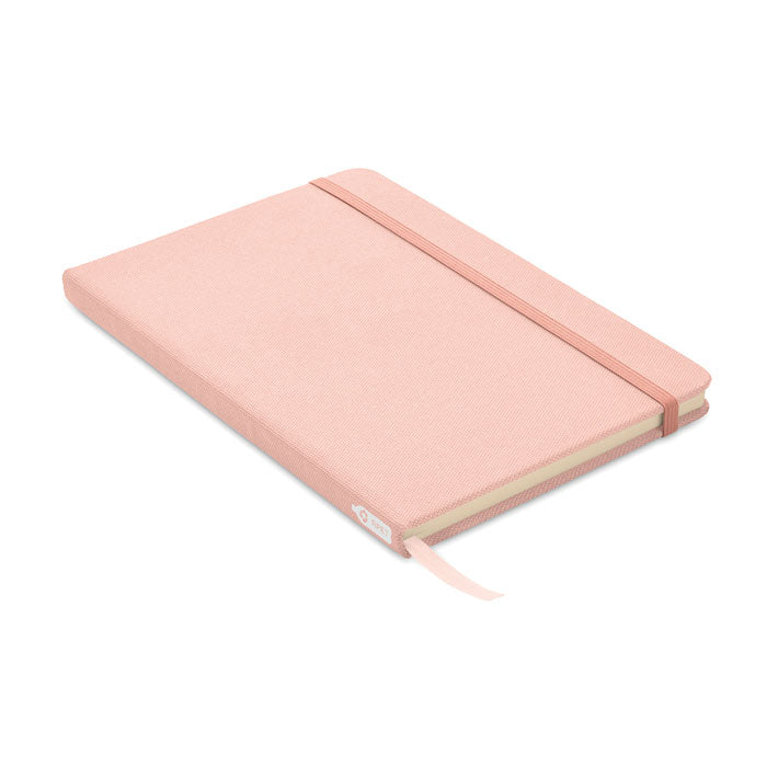 A5 notitieboek met omslag van gerecycled RPET, babyrose