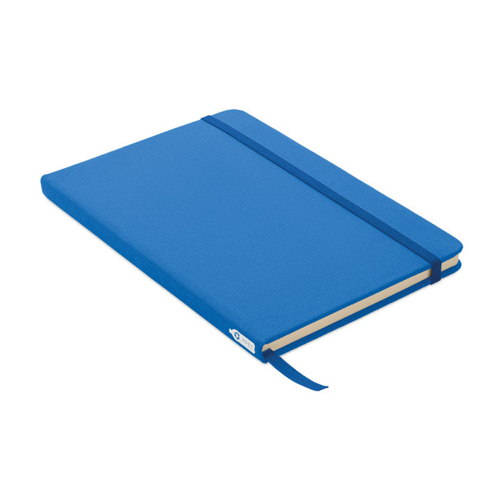 A5 notitieboek met omslag van gerecycled RPET, royal blauw