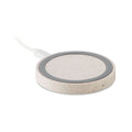 Draadloze oplader, tarwestro en ABS, beige
