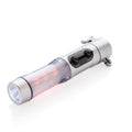 Veiligheidszaklamp met noodhamer, zilver