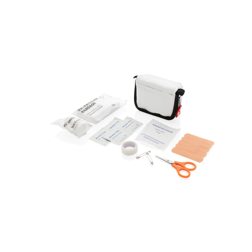 EHBO-set in etui, wit