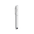 4-in-1 pen met stylus, zaklamp en laserpointer, zilver