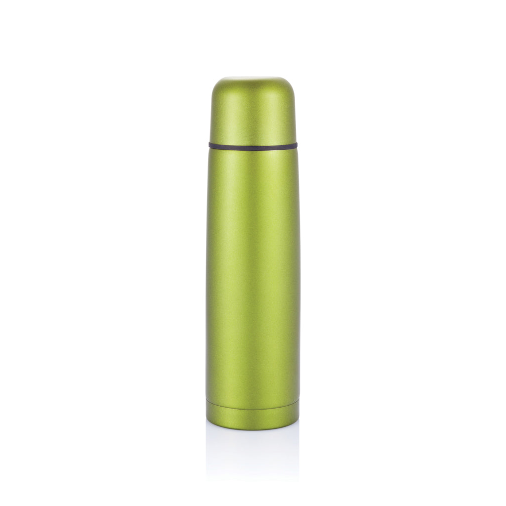 Isoleerfles 500 ml van roestvrij staal, dubbelwandig, groen