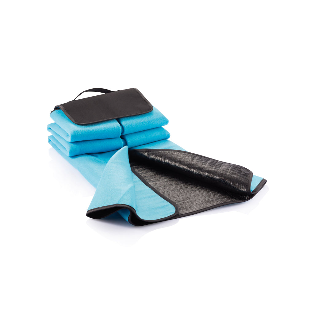 Picknickkleed van fleece met waterafstotende onderkant, lichtblauw