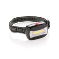 COB-hoofdlamp met verstelbare hoofdband, zwart