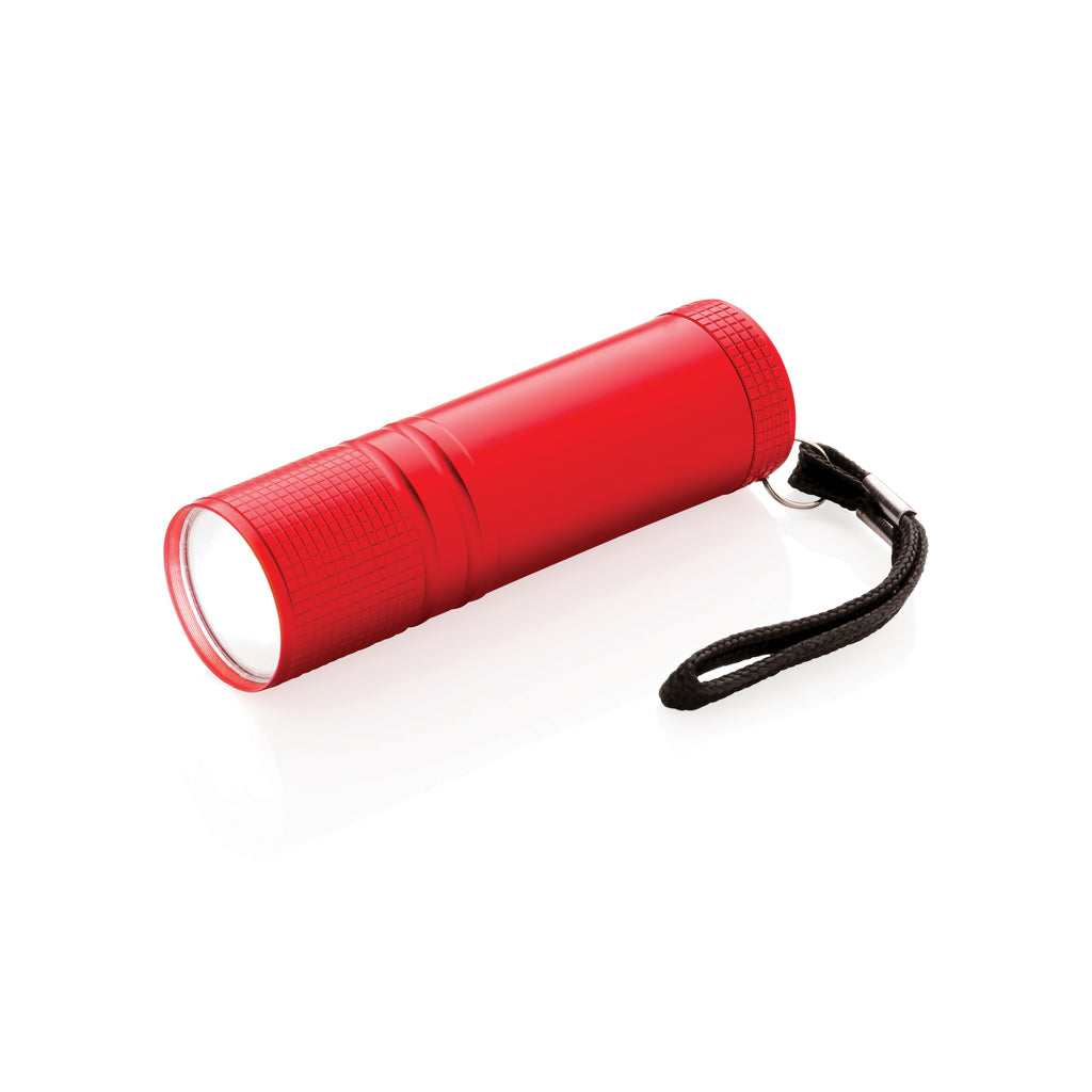 COB-zaklamp op zakformaat, energiezuinig, rood