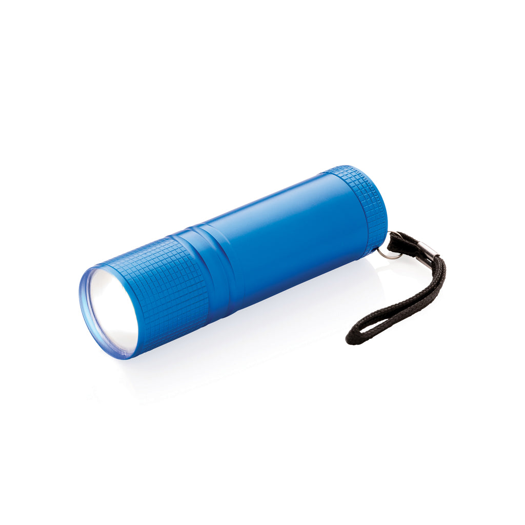 COB-zaklamp op zakformaat, energiezuinig, blauw