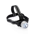 Hoofdlamp met 3 led's en kryptonlamp, zilver
