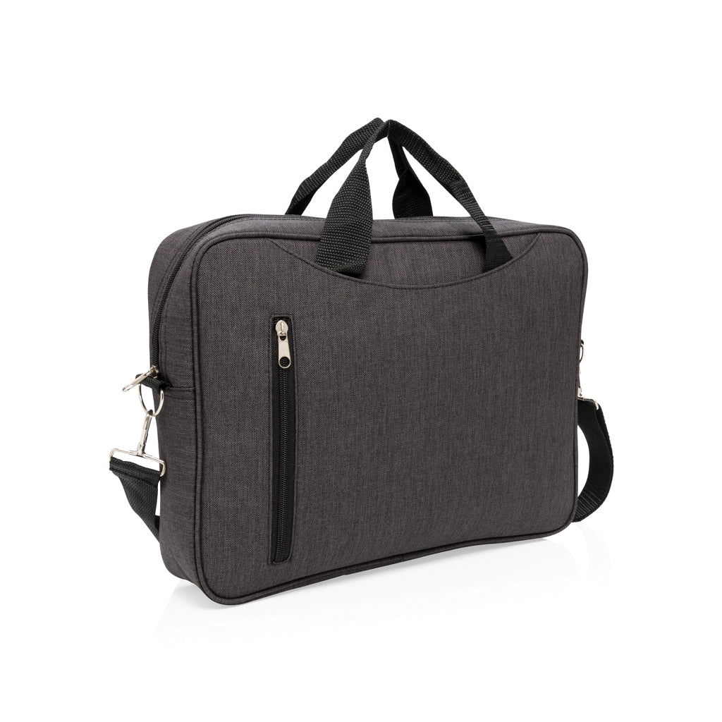 Laptoptas van polyester, antraciet
