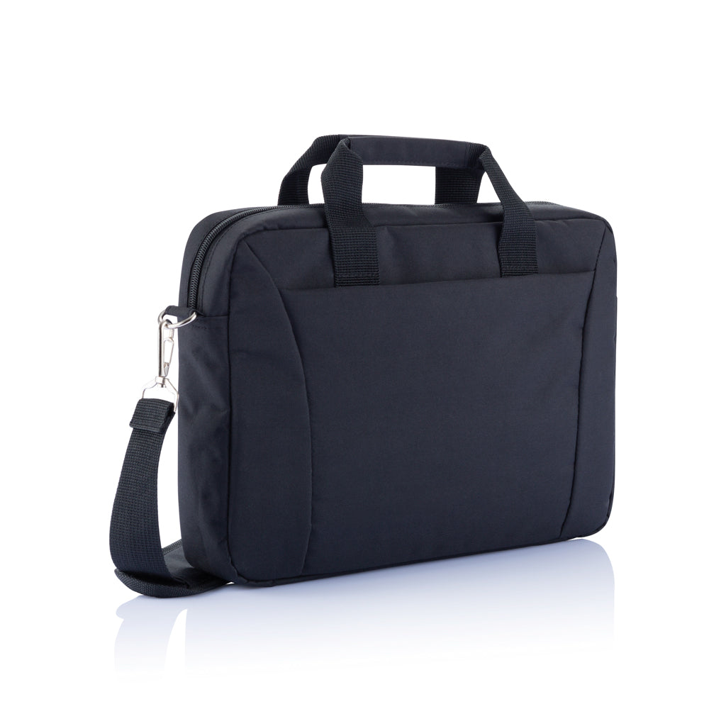 Laptoptas van polyester (40 cm), zwart