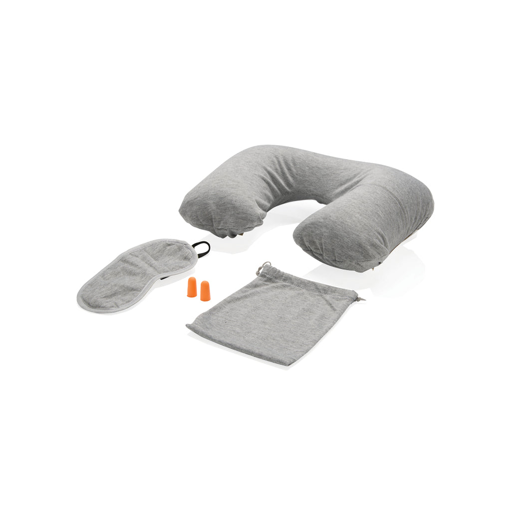 Reisset van polyester en pvc, grijs