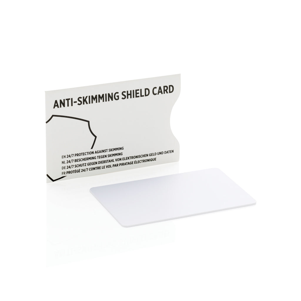 Anti-skimming beschermkaart voor je portemonnee, wit