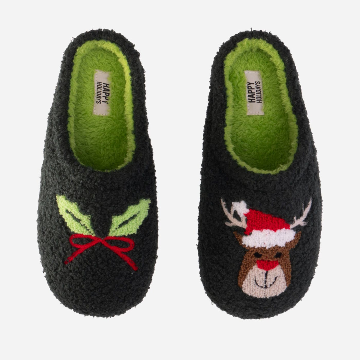 Pantoffels met geborduurd logo